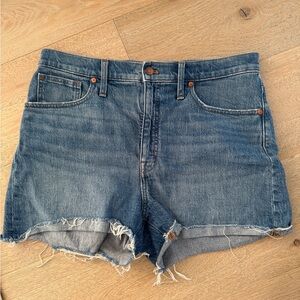 Madewell denim shorts high rise